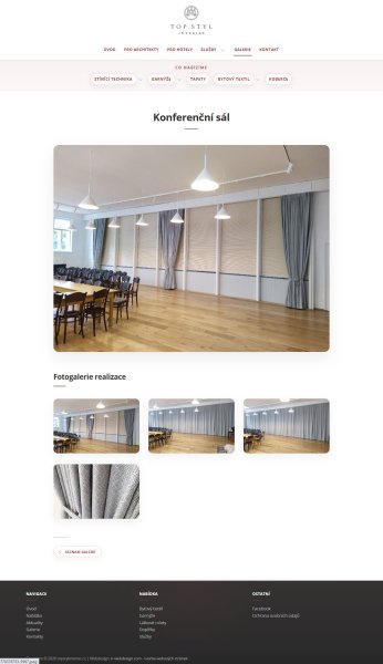 Webové stránky pro Topstylinterier