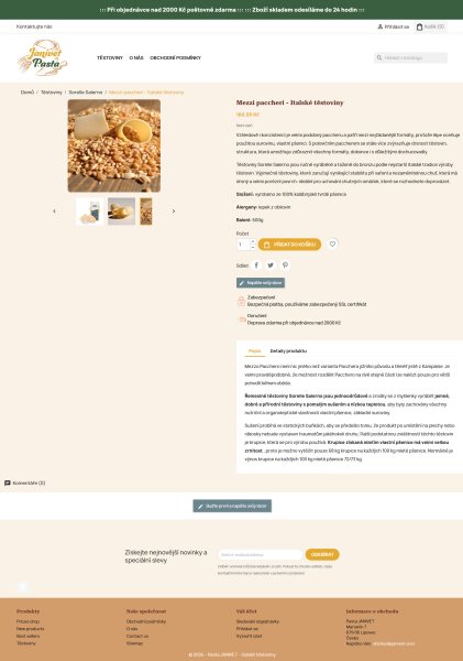 Eshop Pasta JANIVET