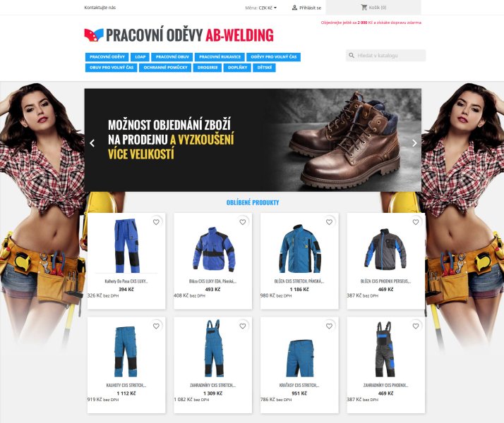 Pracovní oděvy AB-WELDING