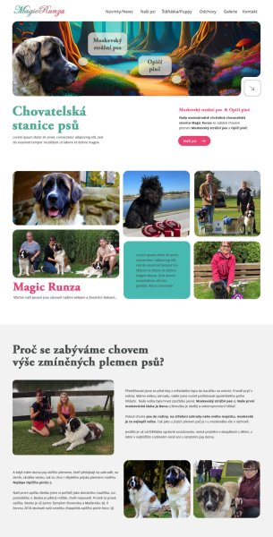 Grafický návrh chovatelské stanice