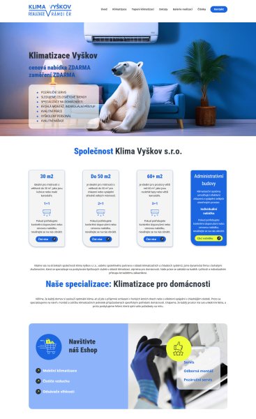 WEB Klima Vyškov