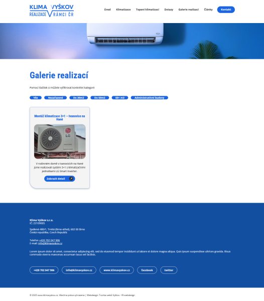 WEB Klima Vyškov