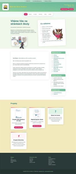 Web pro MŠ Studnice